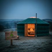 Escape to a cosy Yurt Retreat