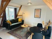 Bright apartment incl workplace near the city center