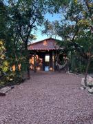 Chalé vista da vila