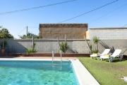 Villa con piscina privada Barbacoa en Conil