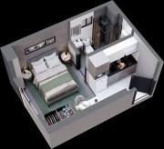 Moderno, centrico, wifi y zona de trabajo