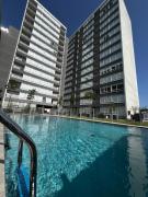 Dep con piscina - aire acondicionado-parking -wifi -3 habitaciones-1 baño