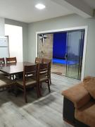 Casa na praia com piscina