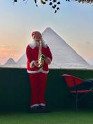 Fantastic pyramids view & grand Egyptian museum