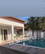 Casa espaçosa com Piscina e Churrasqueira 2 dorm