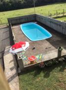 Chalé com piscina, 10 minutos do mar