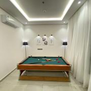 Billiards, private cinema, and two bedrooms