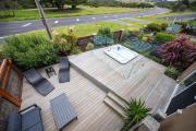 Crystal Palace Kilcunda, Luxury Coastal Retreat with Ocean Views, Spa, Fireplace, EV-Ready, Pet-Friendly Comfort