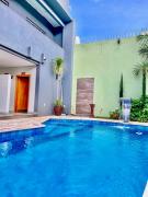 Casa com piscina, cascata, Spa e Fogão a Lenha