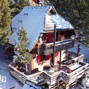 urige Hochgamshütte auf 1800m Nähe Skilift mit Sauna, Kamin & Panoramablick