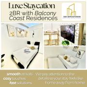 Luxe Staycation-2BR with Balcony at Coast Residences