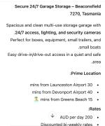 Le Soleil storage garage