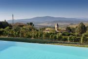 Podere Sangiovese, Pool and View in Chianti