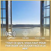 Maison Familiale Locquirec -Vue Mer - 6 chambres - 11personnes - Bretagne - Finistère Nord