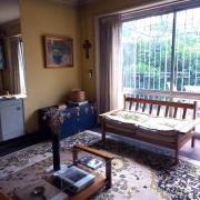 Parking, terrace and patio