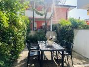 Two-story terraced house with private garden