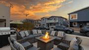 Sandy by AvantStay Oceanview Steps to Beach Patio w Fire Pit Dining Area