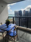 Flat vista para o mar