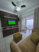 Praia Grande - Costa do Sol pé na areia frente mar