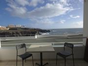 Beachfront 1BR with Balcony, Pool & Parking Ancla