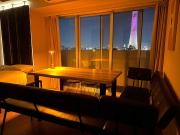 Amazing Tower view 3bed 5ppl 駅徒歩5分 24Hコンビニ,スーパー至近