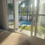 Quartos com acesso à piscina