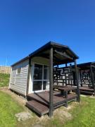 Cabins on beach road