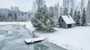 Authentic Russian Sauna House with Private Lake Access