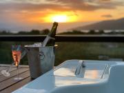 Cobertura panorâmica por do sol e jacuzzi