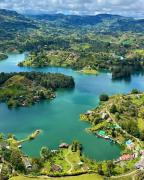 Cabañas con vista al Embalse