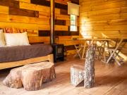 Ekuwun Cabaña para hasta 6 entre río y montaña