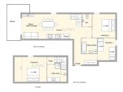 Duplex 4 pièces avec piscine intérieure, parking, 8 pers, proche Les Saisies - FR-1-594-303