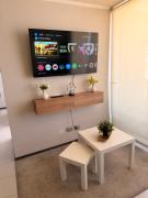 Dep 3 dormitorios, 1 baño, aire acondicionado 18000 btu , parking , piscina