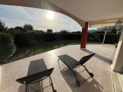 Apartment with private garden, Pool & beach 150 m