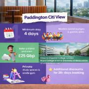 Student Only, Elegant Bronze Studio Paddington Hyde park Talbot Square