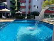 Apartamento - piscina - 8 pessoas -ar cond- 2 dorm