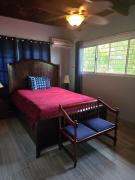 oasis with pool near Panama Canal