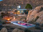 Swim Rock House with Pool & Spa Carved in Massive Boulders