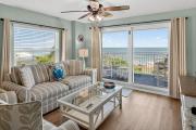 Direct oceanfront 22 corner condo with large balcony, heated pool, and garage parking
