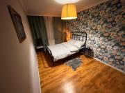 Blue Apartment with Balcony