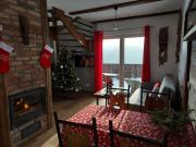 Spiskie Zacisze domek z kominkiem oraz balią z jacuzzi położony przy ścieżce rowerowej