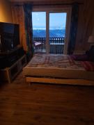 appartement 1650, vue imprenable sur la vallée, 50 m des pistes, 40 m2