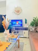 Modern studio near the center