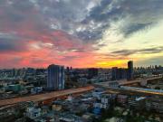 Panoramic sky city view 1 BR at MRT Bangson By Orn