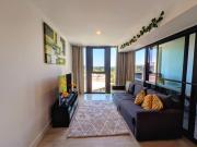 Brand New Cozy City Apartment with Balcony, Free Parking, Gym, Pool and Workspace