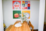 哆啦a梦主题整栋民宿 3卧可住8人 岸里站步行4分钟 直达关西机场 难波和日本桥 亲子首选
