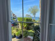Regents House, ground floor apartment with sea views