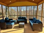 Lake Lanier 3BR Cozy Retreat with Screened Porch, Deck and Dock