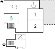 Nice Apartment In Kastel With Kitchen