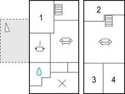 Beautiful Home In Millinge With Kitchen